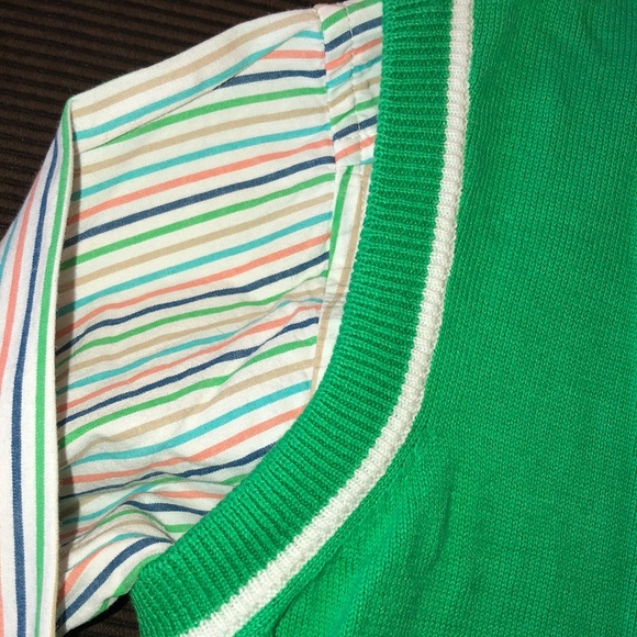 TCP Children’s Place Striped Button Down Vest 7 8 - Picture 4 of 4